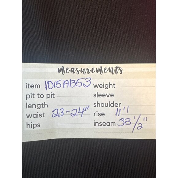 2/$30 ZARA Womens Small Black Split Hem Leggings Flare Pants - Picture 5 of 16